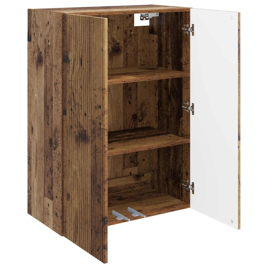 Mobiletto a muro Legno antico 66 x 34,5 x 90 cm 898403