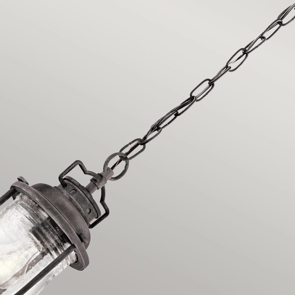 Lampada a sospensione esterna Ashland Bay zinco E27 Kichler