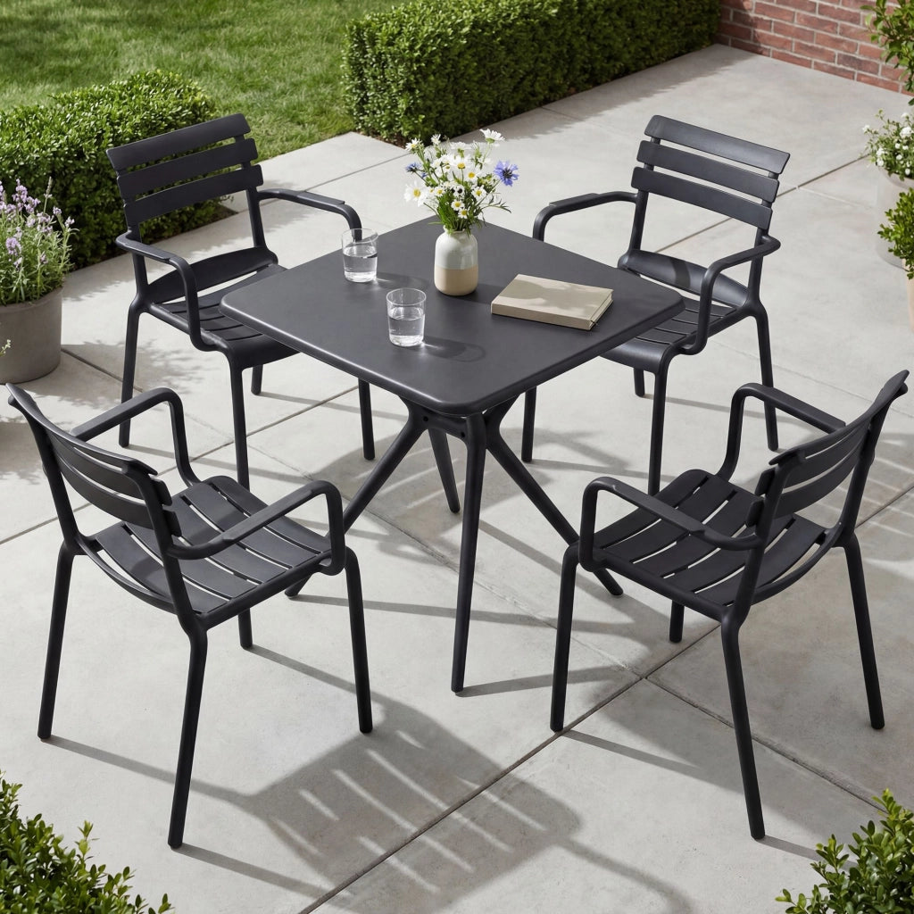 Gartenmцbel-Set Avena mit 4 Stьhlen