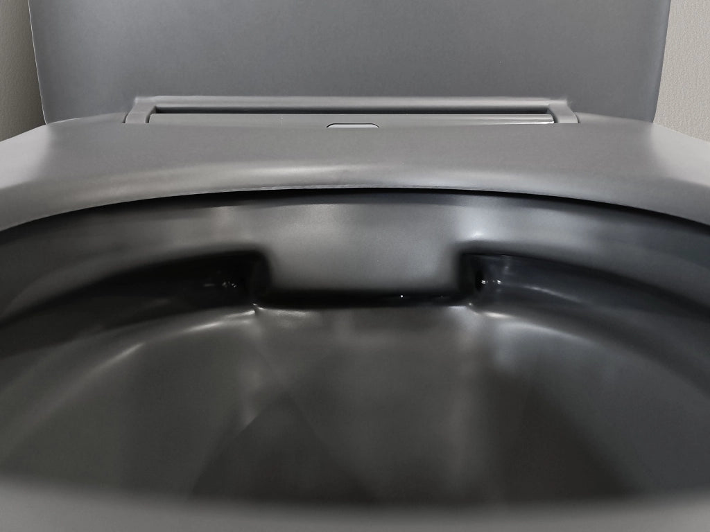 Sanitari Sospesi Wc Bidet Copriwater Sof Close Grigio Opaco Bent