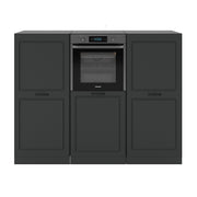Vicco Cucine componibili piccole Casa di campagna antracite/antracite 180 cm senza piano di lavoro