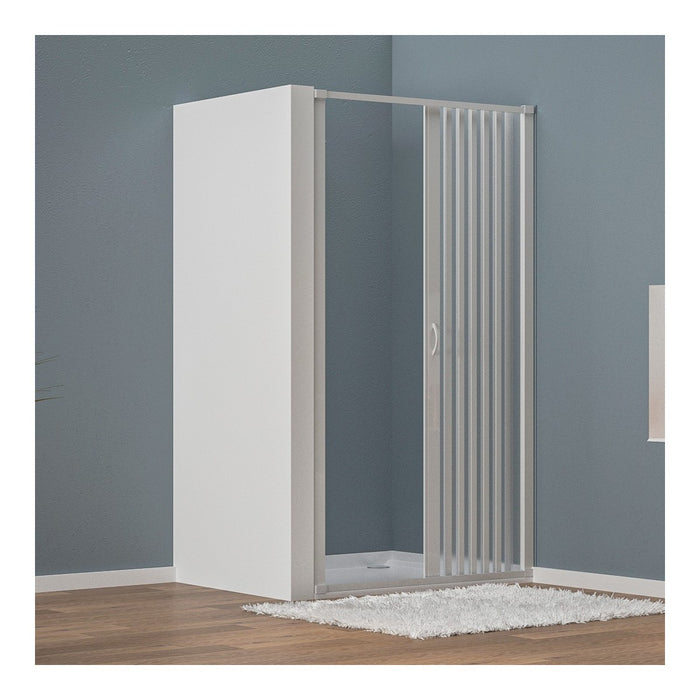 Box doccia in pvc 1 lato con apertura laterale a soffietto, misura 160