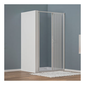 Box doccia in pvc 1 lato con apertura laterale a soffietto, misura 120