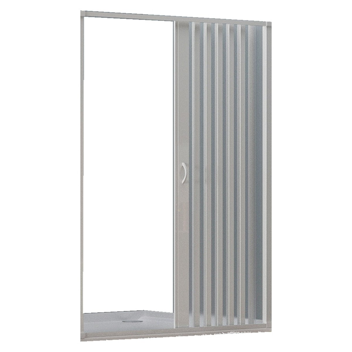 Box doccia in pvc 1 lato con apertura laterale a soffietto, misura 160