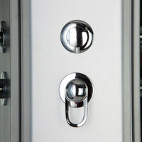 Cabina doccia completa 120x80 cm destra sauna bagno turco e ozonoterapia | Folegandros