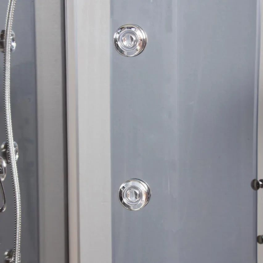 Cabina doccia completa 120x80 cm sinistro sauna bagno turco e ozonoterapia | Folegandros