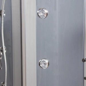 Cabina doccia completa 120x80 cm sinistro sauna bagno turco e ozonoterapia | Folegandros