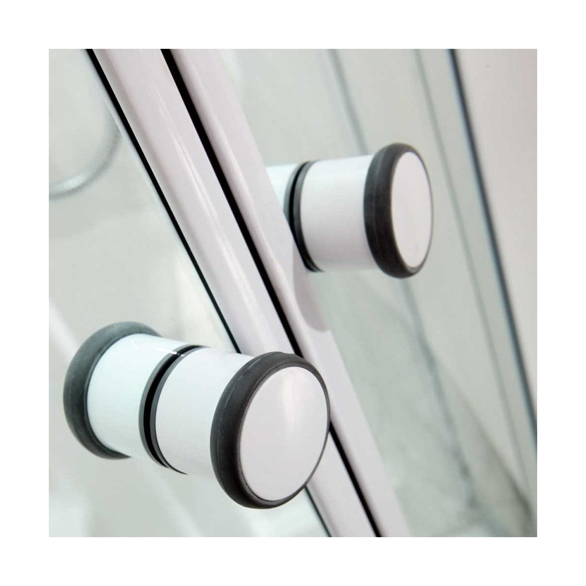 Cabina doccia multifunzione idromassaggio e bagno turco 90x90 bali, dimensioni 90x90