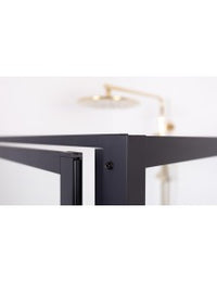 Box doccia angolare LUCID 201 RIHO 100x90 x200cm con porta a battente