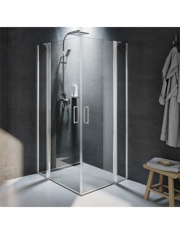 NOVIK 207 RIHO cabina doccia angolare 90x90 x200cm con 2 ante a battente
