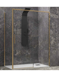 Box doccia LEA 400 150x70 x200 cm profilo oro