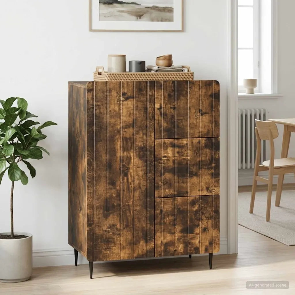 Credenza Rovere Fumo 66 x 34,5 x 91,5 cm Legno ingegnerizzato 894400