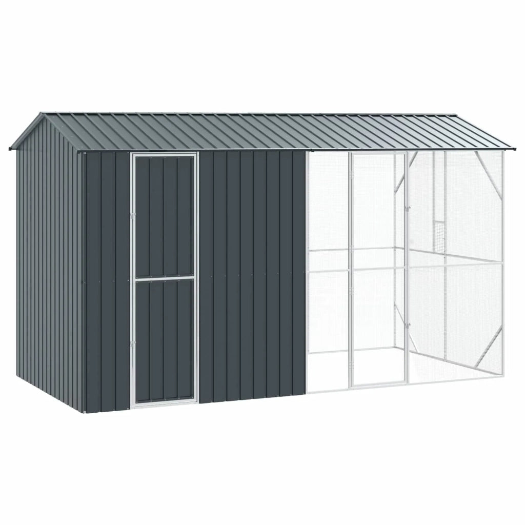Gabbia per uccelli Antracite 430 x 208 x 247 cm Acciaio zincato 3325153