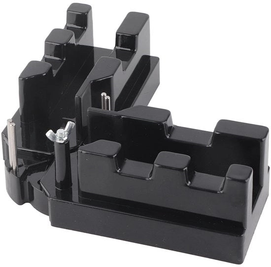 Strumento di misurazione nascosto 2-in-1 - Angolometro/Gradometro - ABS Nero - Lavorazione del legno - Lavori di carpenteria - Taglio preciso