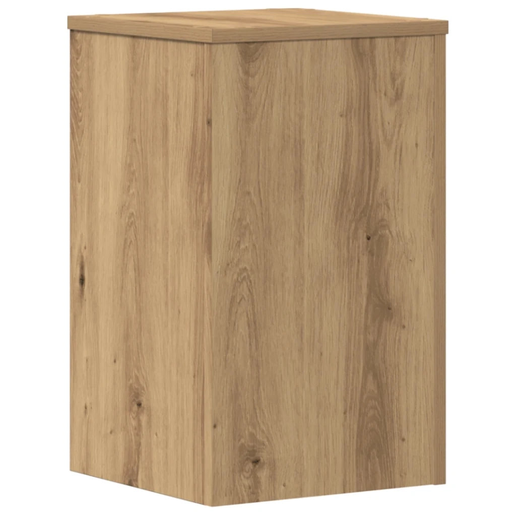 Supporti per Piante 2 pz Rovere 30x30x50 cm in Multistrato 852923