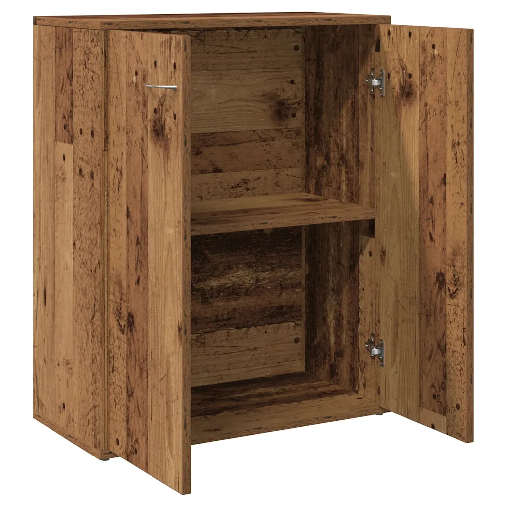 Credenza Legno Antico 60x30x75 cm in Legno Multistrato 855898