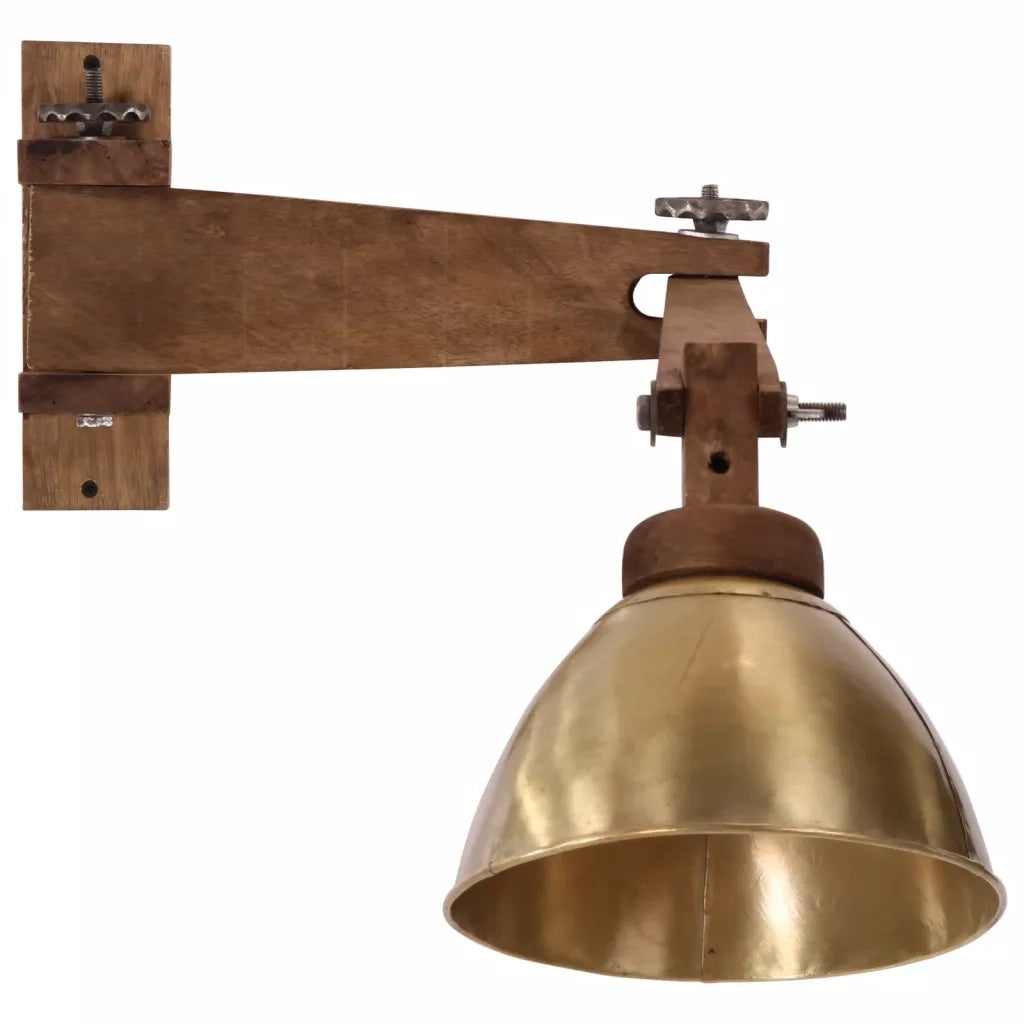 Lampada a Parete 25 W Ottone Anticato E27 371910