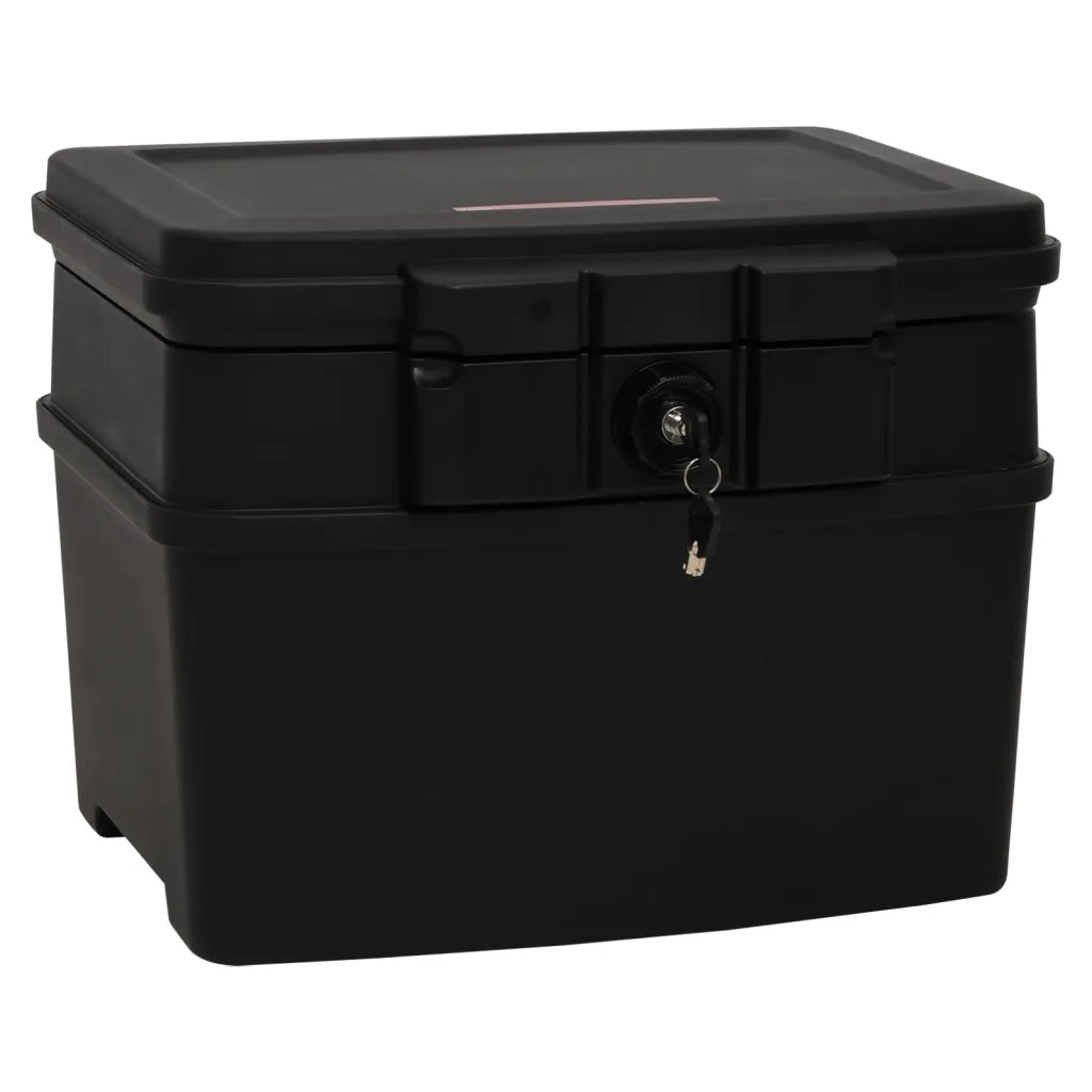 Cassetta di Sicurezza Nera 44x37x34 cm 154962