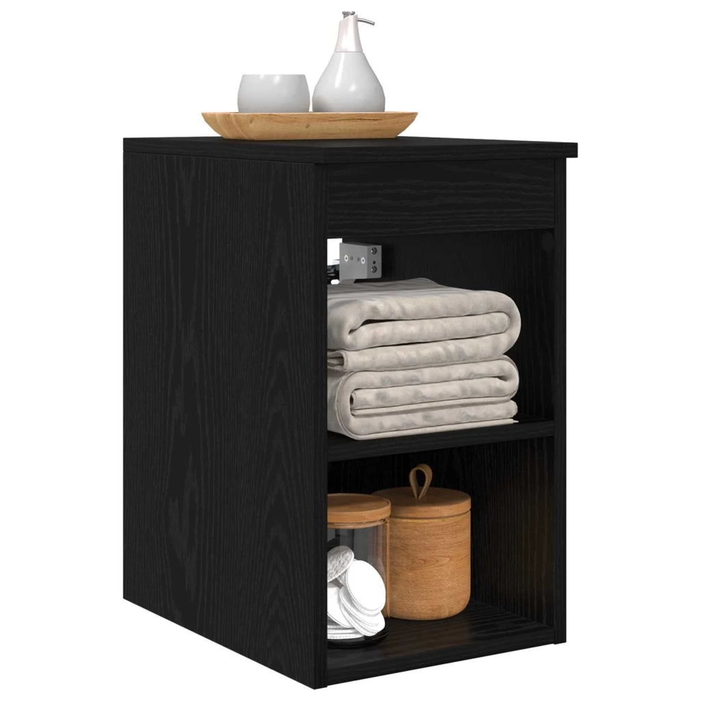 Armadio Bagno In-between Rovere Nero 30 x 41 x 50 cm 890343