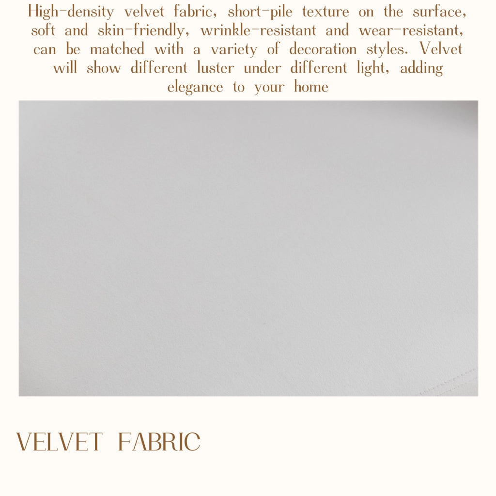 Sedia Girevole 360¡ã ¨C MINIMAL ¨C Velluto Beige, Schienale Aperto, Base in Metallo