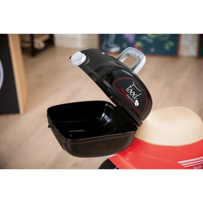 Smoby - Porta Monopattino Food Express - Per Bambini Da 18 Mesi - Ruote Silenzioso - Portapacchi - Custodia Rimovibile
