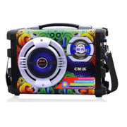 Trade Shop - Cassa Ricaricabile Amplificata Karaoke Mp3 Usb Micro Sd Con Microfono Line In -