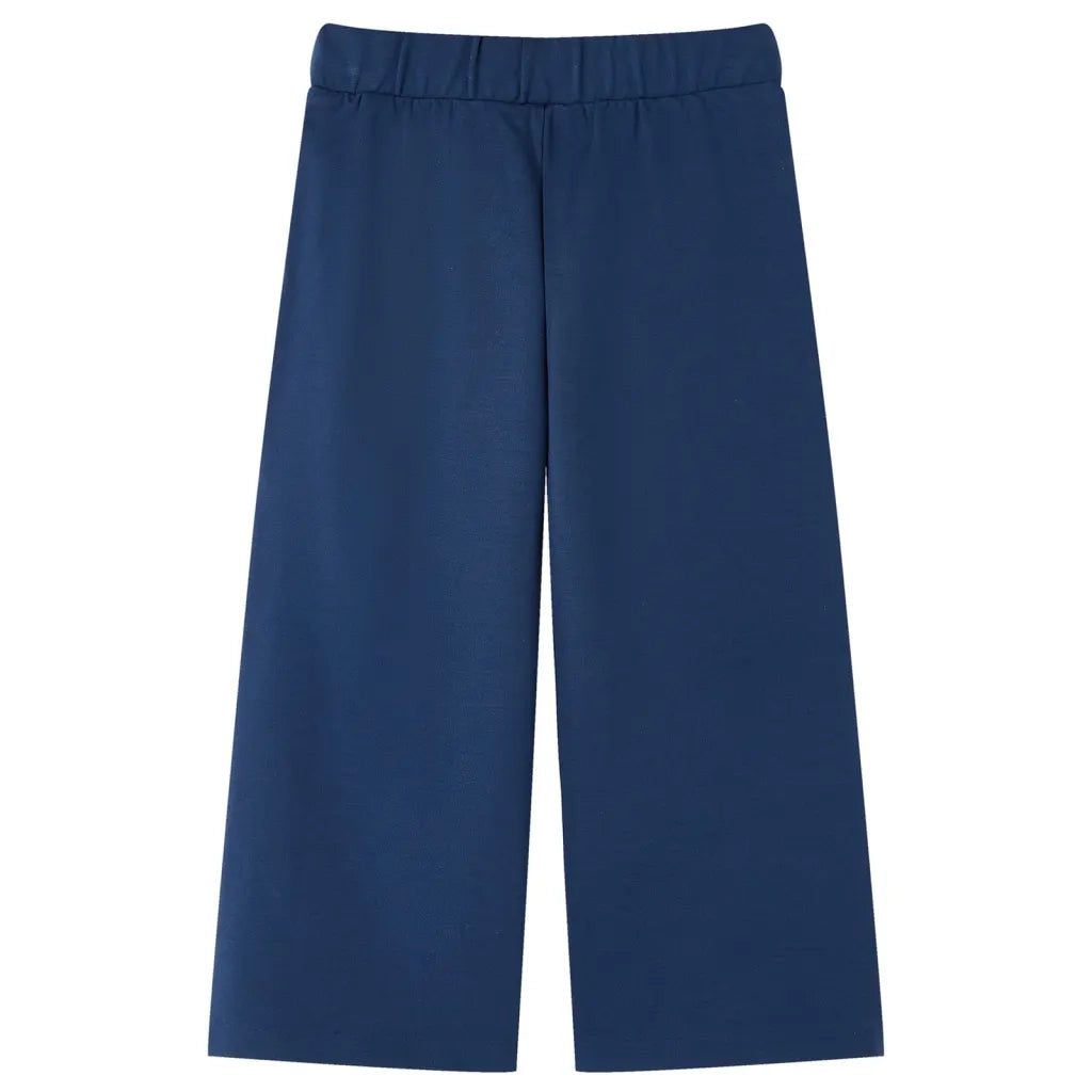 Pantaloni per Bambini a Gamba Larga Blu Marino 128 CFW7228613