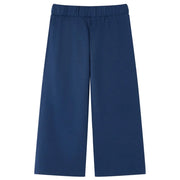 Pantaloni per Bambini a Gamba Larga Blu Marino 128 CFW7228613