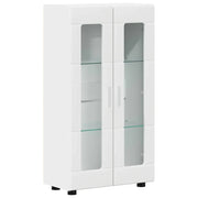 Credenza | Madia | Buffet da pranzo | Armadio da pranzo FLORIN Bianco 55,5 x 29 x 100 cm Legno multistrato