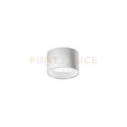 GPL330C- FARETTO LED  IN ALLUMINIO BIANCO SATINATO 3000K 636LM 8W D.9CM