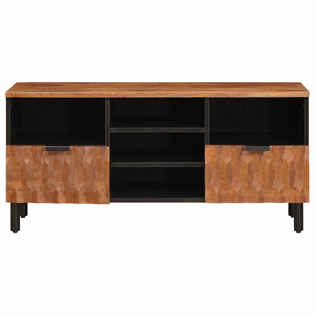 Mobile TV con cassetto Finitura Marrone Acacia 100 x 33 x 46 cm 4017918