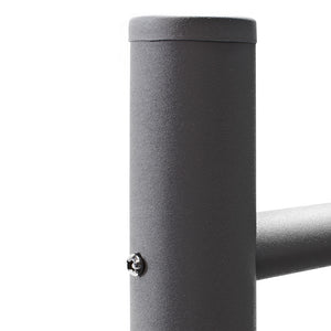 Telaio di supporto per 4 cassette postali singole, verniciato a polvere antracite, per condomini