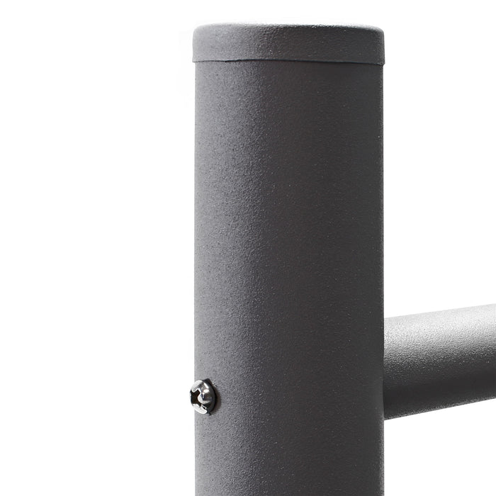 Telaio di supporto per 4 cassette postali singole, verniciato a polvere antracite, per condomini