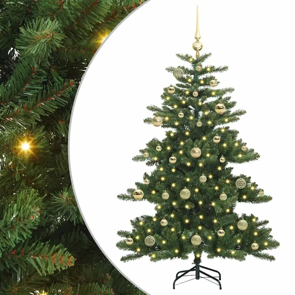 Albero di Natale Artificiale con Rami Pieghevoli Verde 150 cm 3397657