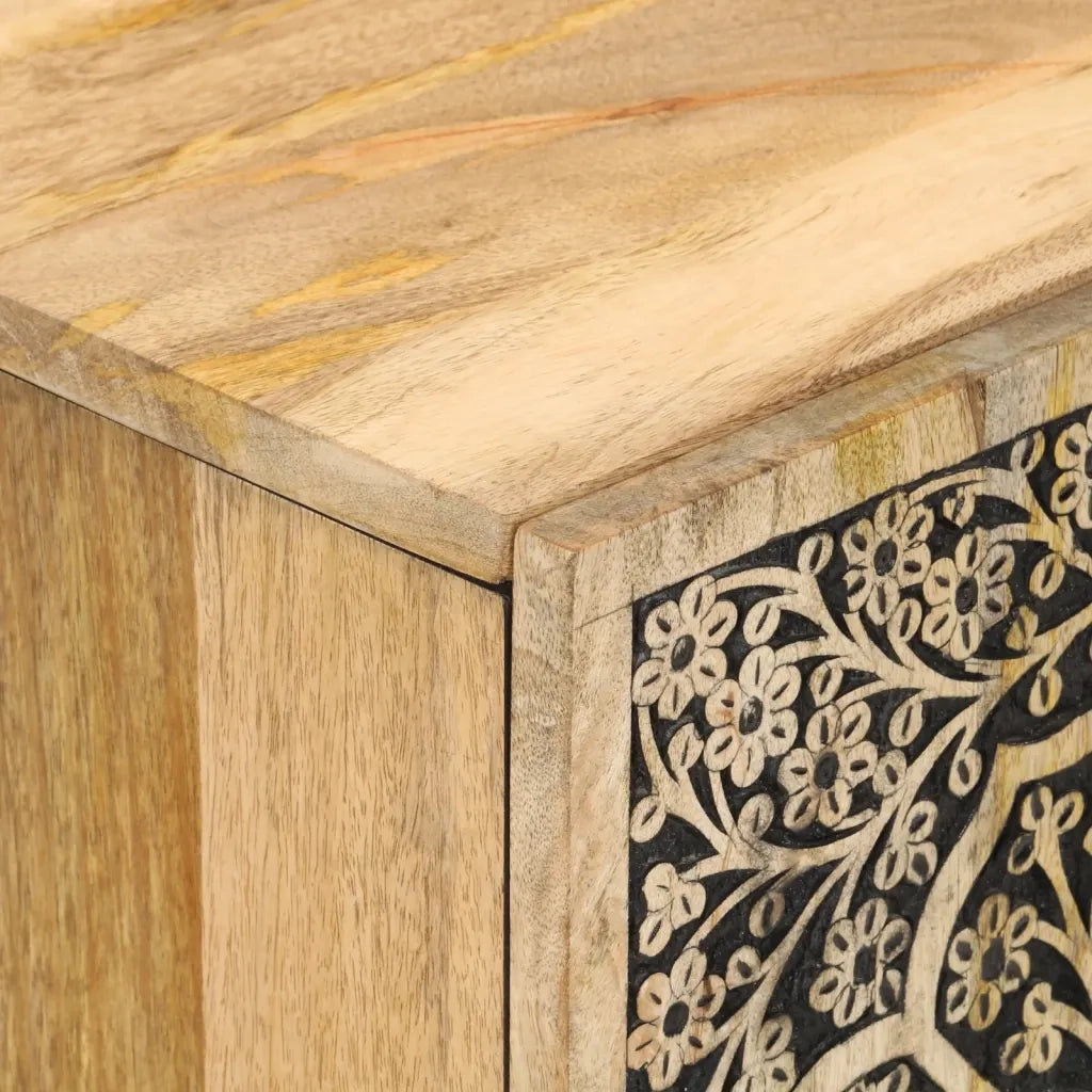 Mobile da Bagno | Armadio da bagno 38x33x58 cm in Legno Massello di Mango