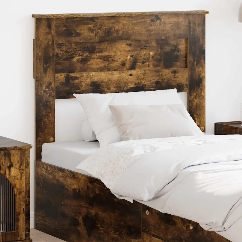 Testiera-Testata-Testiera Decorativa Rovere fum¨¦ 75 cm Legno multistrato 557193