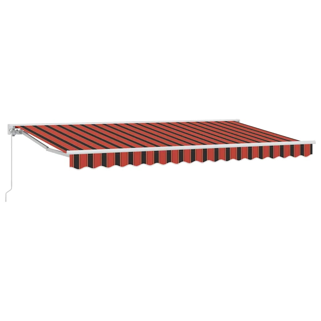 Struttura della tenda Arancione e Nero 350 x 200 cm 3329661
