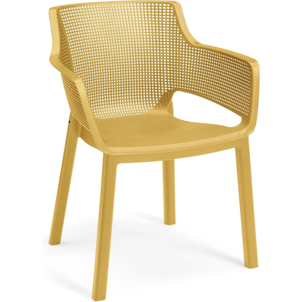 Keter SEDIA ELISA 54X61XH79CM GIALLO SENAPE IN RESINA