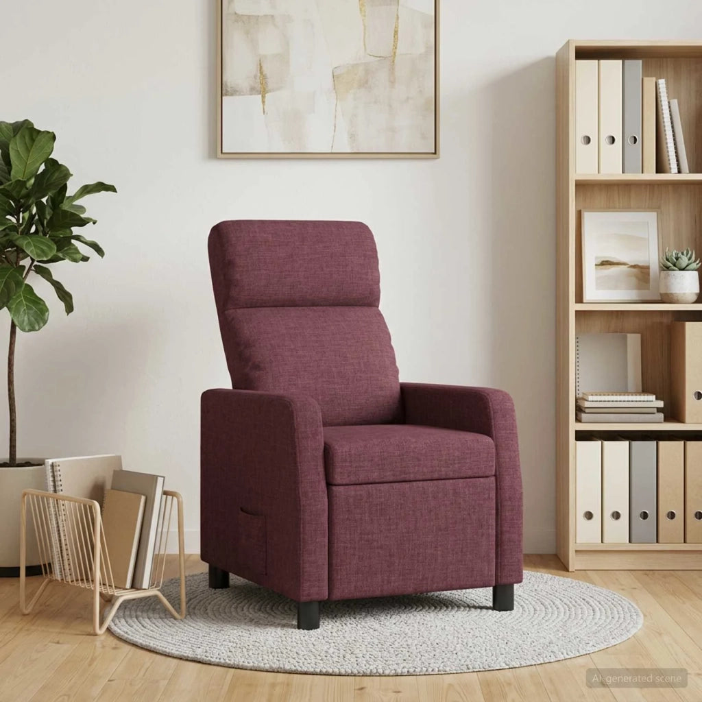 Divano Sedia-Poltrona reclinabile Viola Tessuto 804748