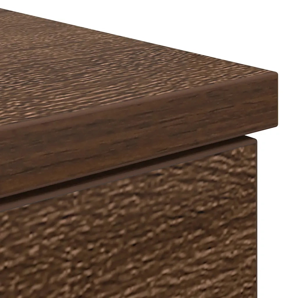 Scrivania Rovere Marrone 86x49x76 cm in Legno Multistrato