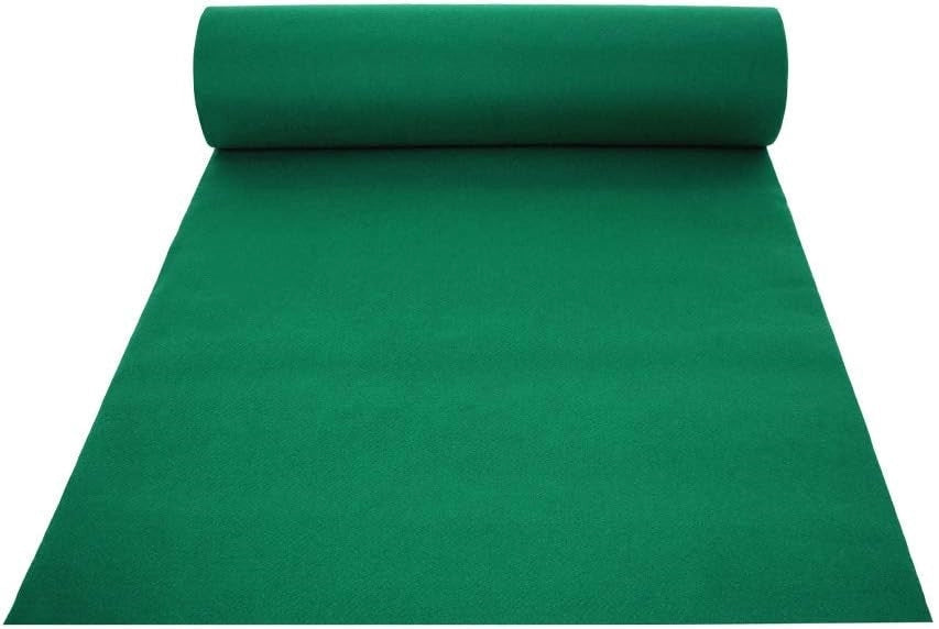 Tappeto Passatoia da Esterno/Interno 1x30m in Polipropilene Rubino Verde