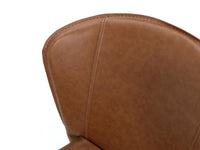 Set 4 Sedie 49x56xH82 cm in Similcuoio Break Whisky