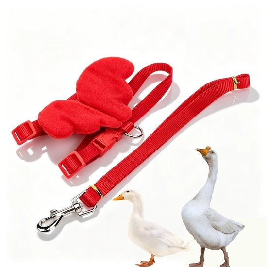 Cintura per Animali - Adattabile - Antitrazione - Cinturone - Corda - Adatto per Oche/Tacchini/Anatre - Cintura per Animali