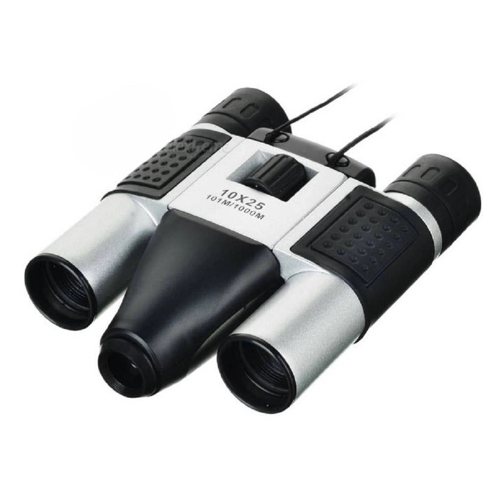 Trade Shop - Binocolo Con Fotocamera Digitale Telescopio Tf Microsd 10x25 Dt08 1.3mp Cmos -