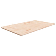 Piano Bagno 100x60x1,5 cm in Legno Massello Non Trattato