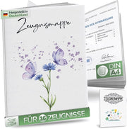 Rapporto per ragazzi e ragazze – particolarmente sostenibile, inclusa una copertina in plastica extra spessa. Rapporto A4 – conserva in modo sicuro e ordinato i rapporti scolastici. Ideale per la scuola e la scuola elementare.