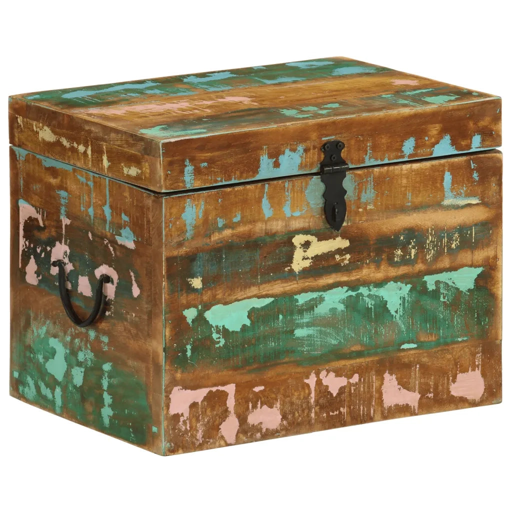Scatola di Stoccaggio in Legno Massello di Recupero  cod mxl 40574