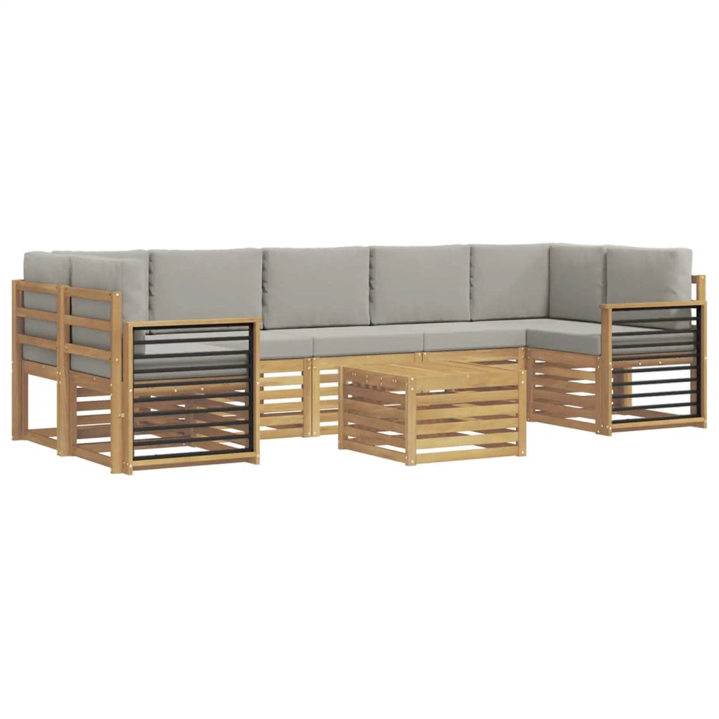Set divani Legno di Acacia Massello 3391566