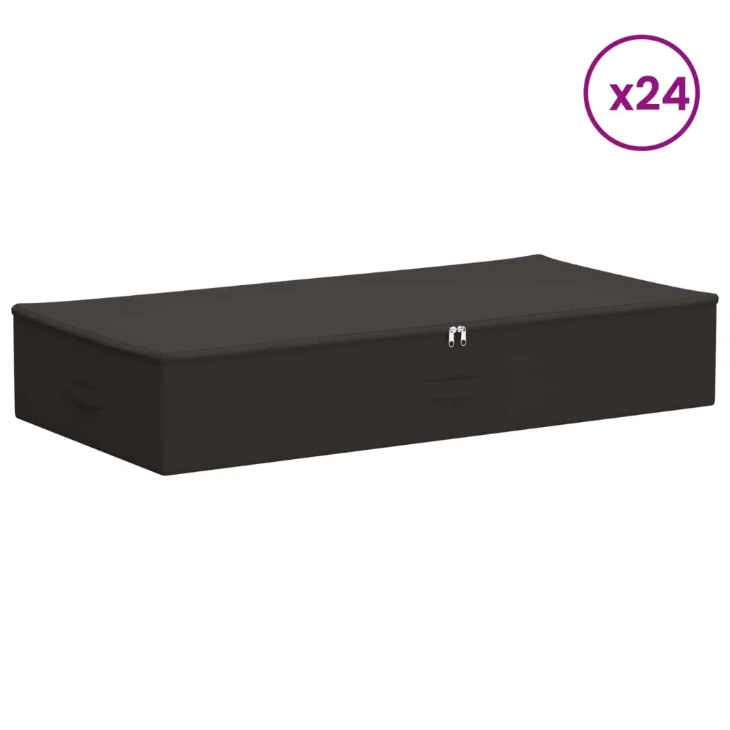 Scatola di Stoccaggio 24 pz Tessuto non tessuto 90 l Antracite 42024599