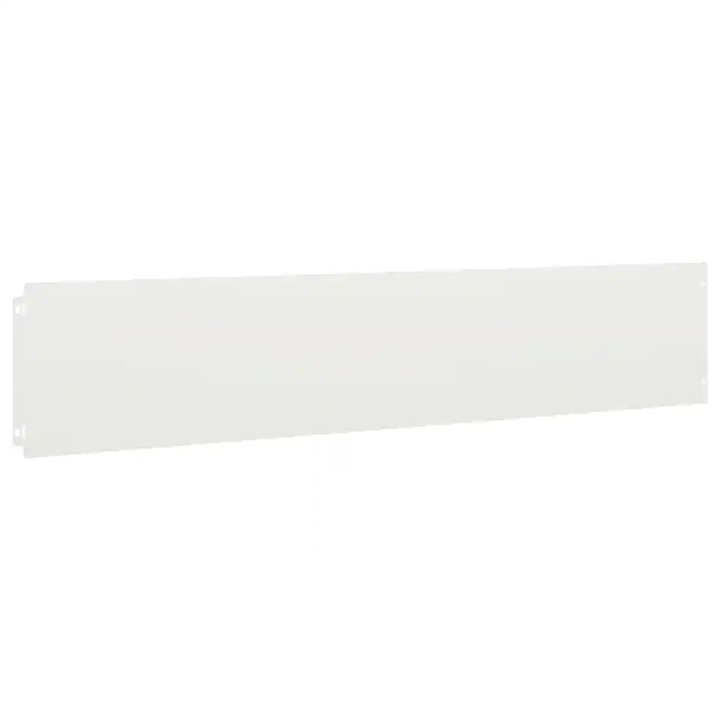 Bordure per Prato 30 pz Bianchi Acciaio Laminato a Freddo
